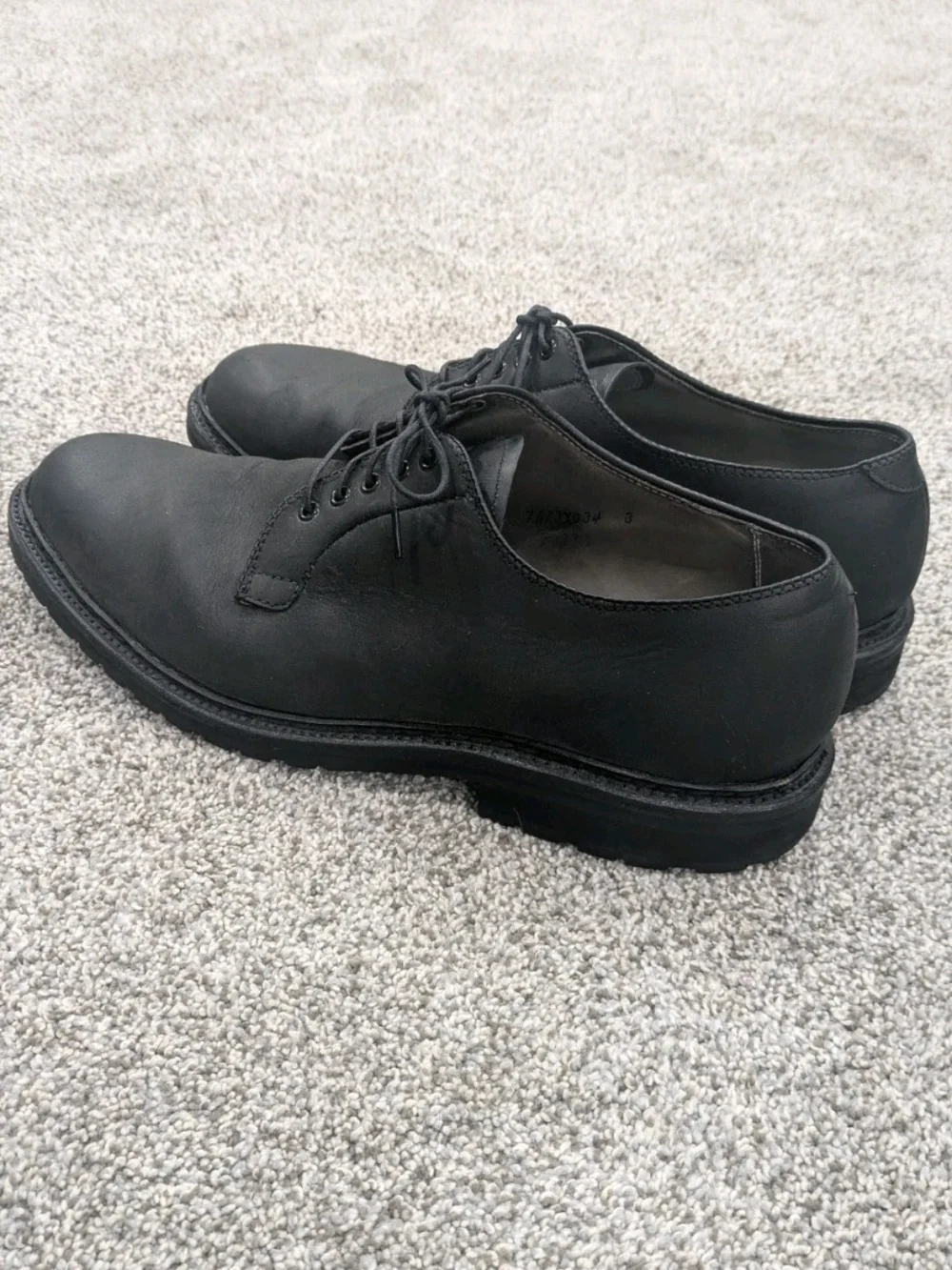 Alden Black Oiled Nubuck Plain Toe Bulcher Cape Cod Shoes 9433S Size 9 B/D